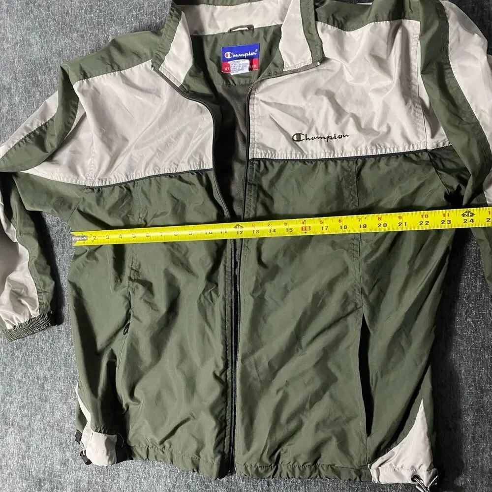 Champion Men's Khaki and Green Jacket
